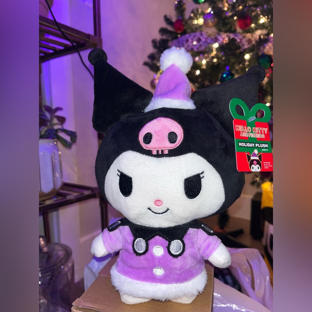 sanrio kuromi 2023 christmas plushie 🎄